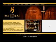 Tablet Screenshot of heinrich-wein.de